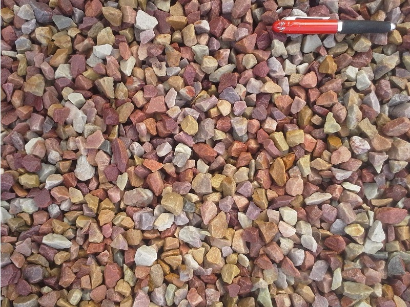 gravillon gres quartzite ocre rose 10/14